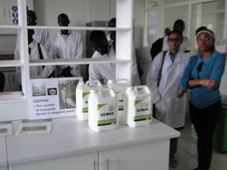 Photo: CEBIB postgraduates in African Reference Lab for Bee Health, ICIPE 