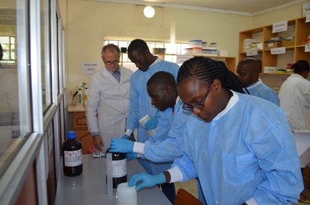 Photo: CEBIB training on aflatoxin proficiency